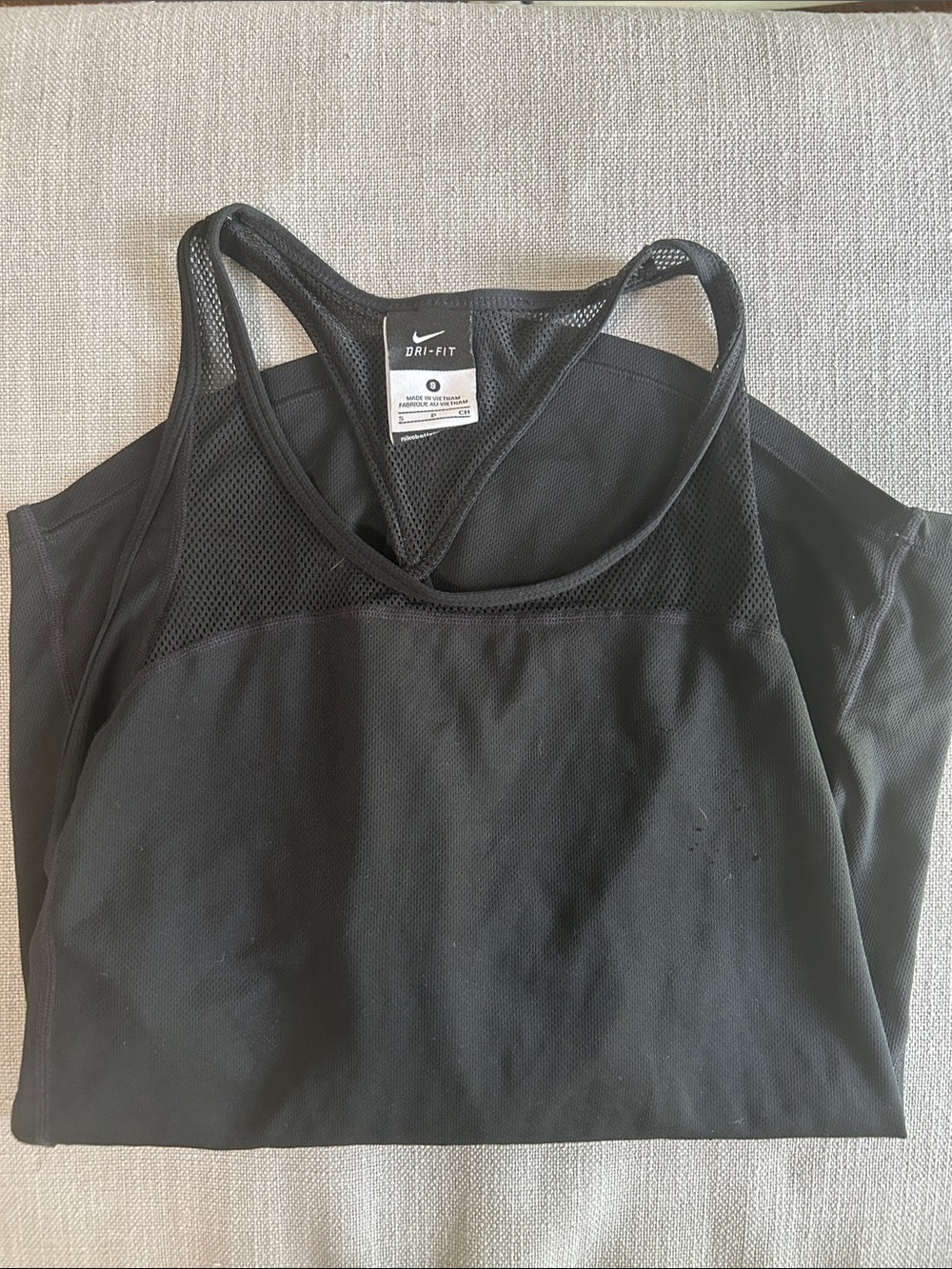 Nike Black Dri-FIT Racerback Tank